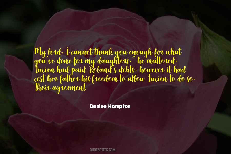 Thank You My Lord Quotes #270405