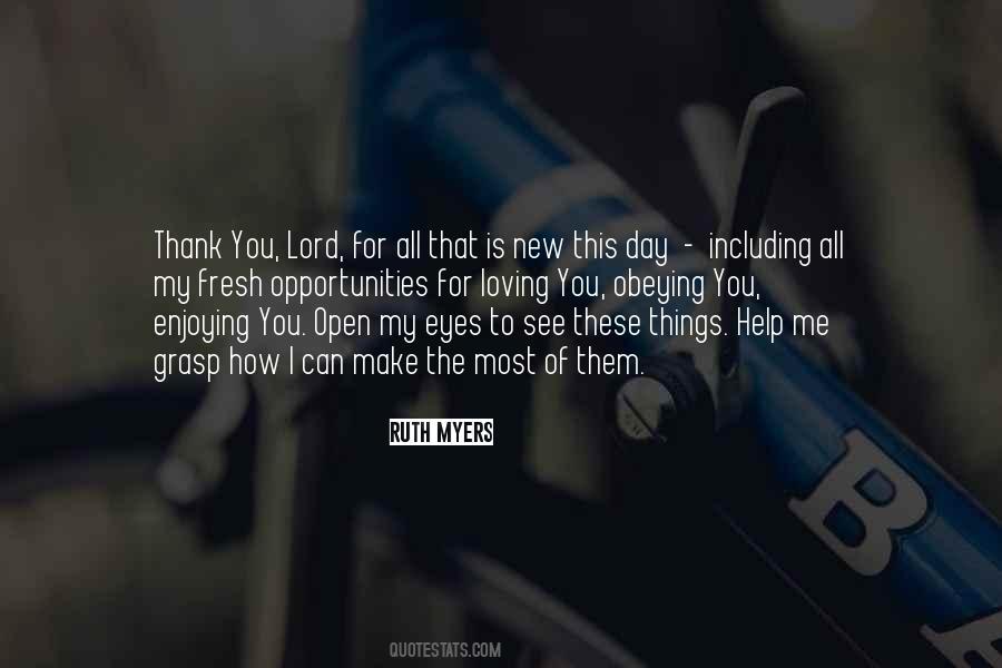 Thank You My Lord Quotes #362624