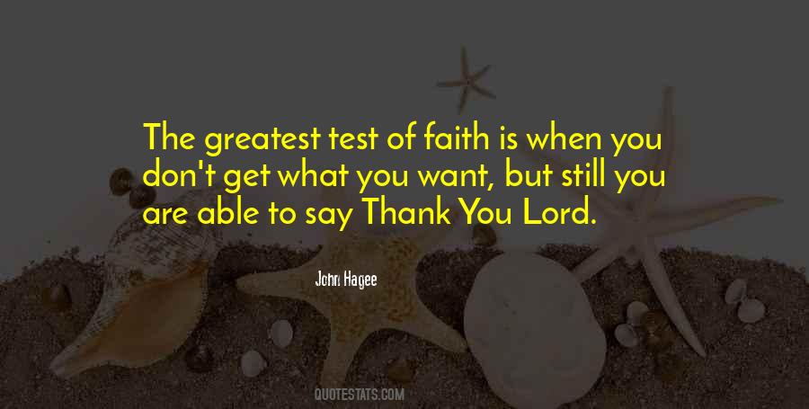 Thank You My Lord Quotes #36885