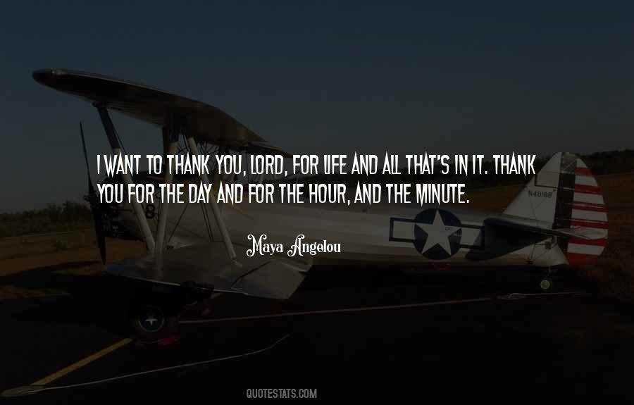 Thank You My Lord Quotes #508840