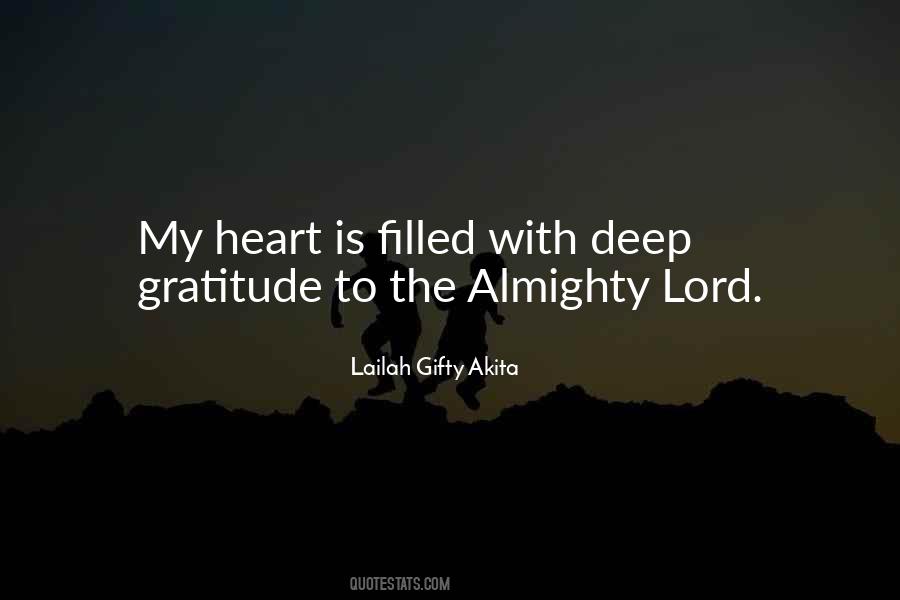 Thank You My Lord Quotes #708088
