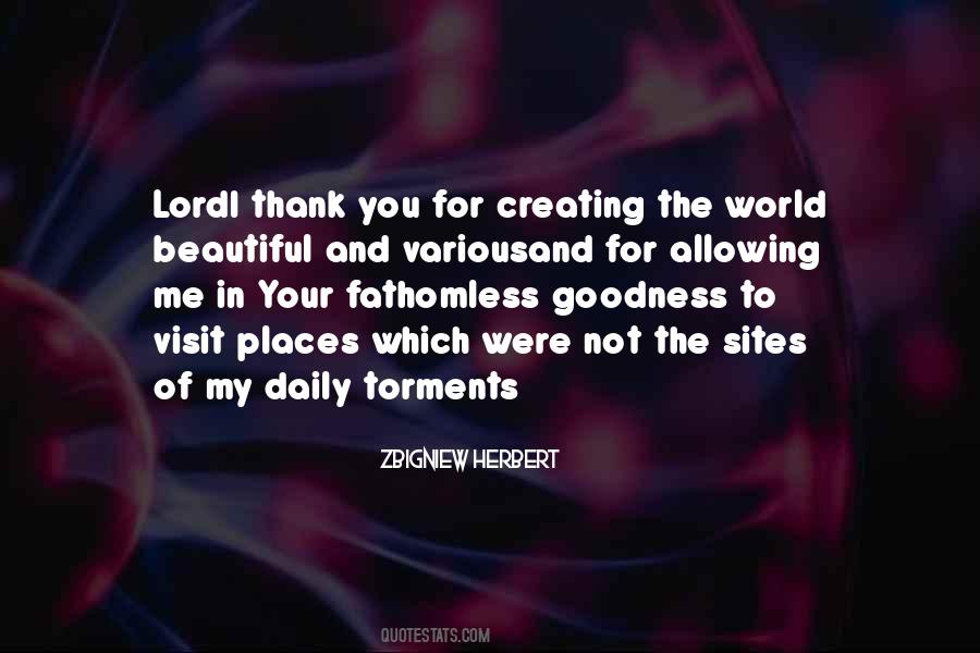 Thank You My Lord Quotes #827078