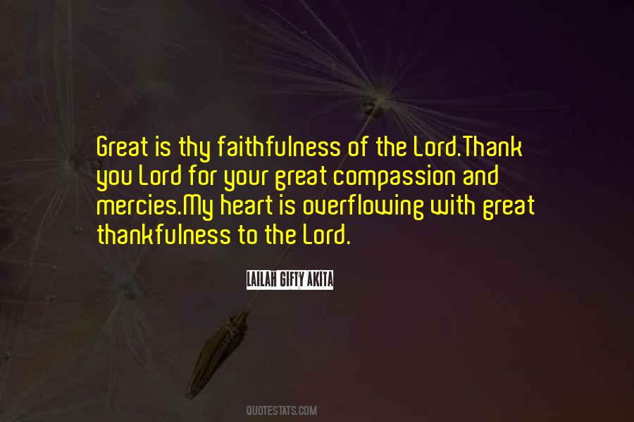 Thank You My Lord Quotes #903925