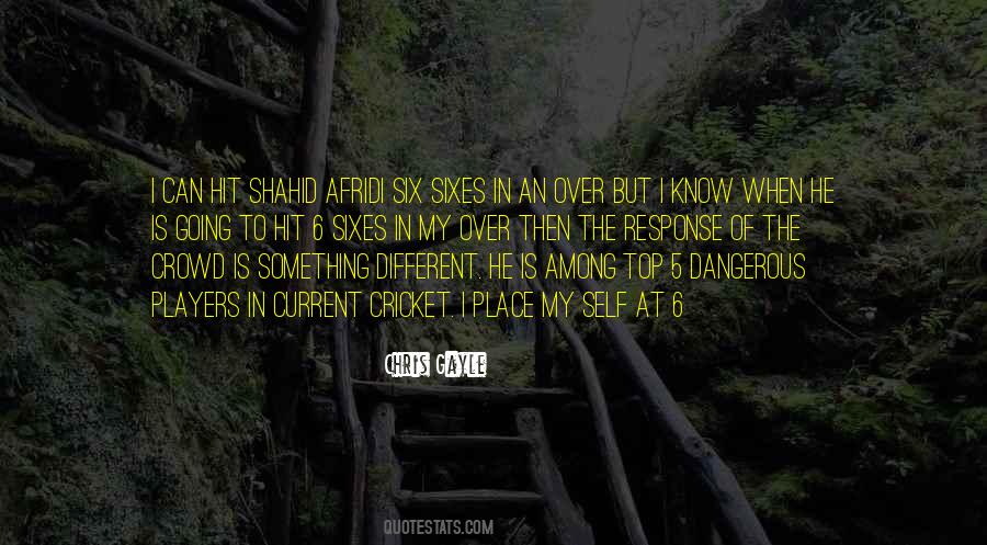 Quotes About Shahid Afridi #1690697