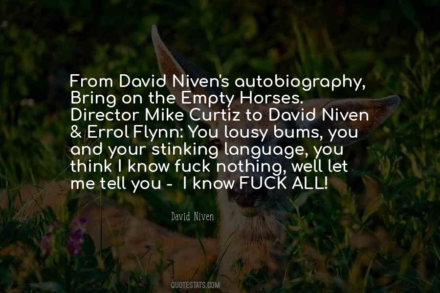 Quotes About David Niven #1508126