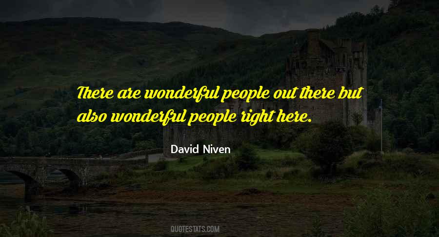 Quotes About David Niven #655715
