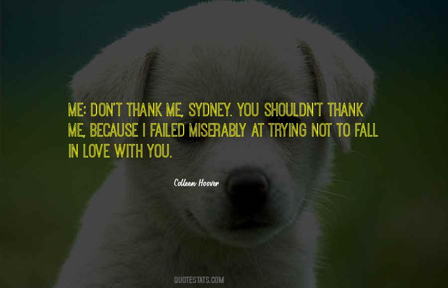 Thank You Sorry Quotes #20451
