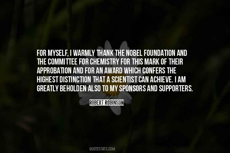 Thank You Sponsors Quotes #1725643