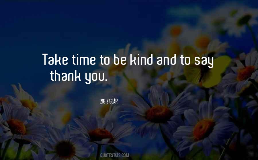 Thank You Time Quotes #338311