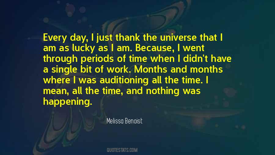 Thank You Universe Quotes #496188
