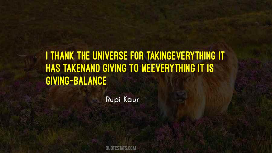 Thank You Universe Quotes #577620