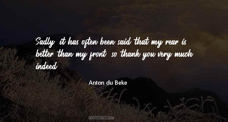 Thank You Very Much Quotes #1701438