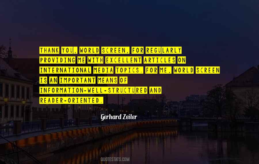Thank You World Quotes #1116991