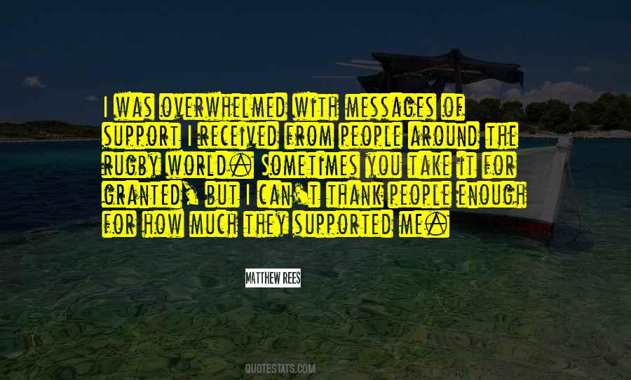 Thank You World Quotes #1364059