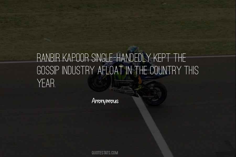 Quotes About Ranbir Kapoor #1393328