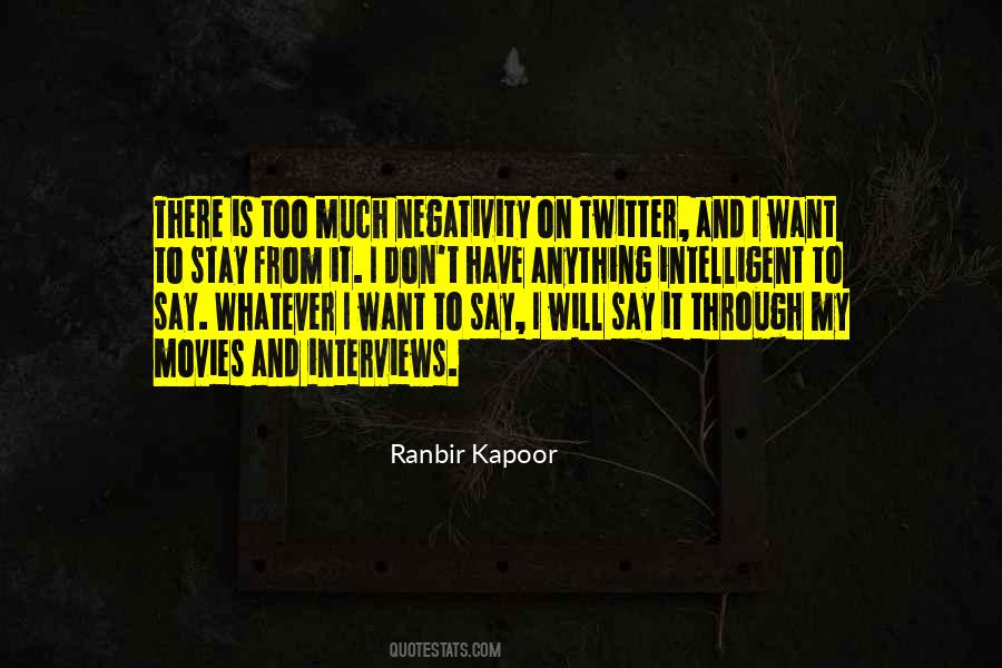 Quotes About Ranbir Kapoor #366925