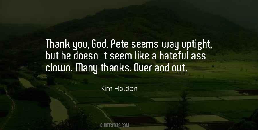 Thanks God Quotes #490535