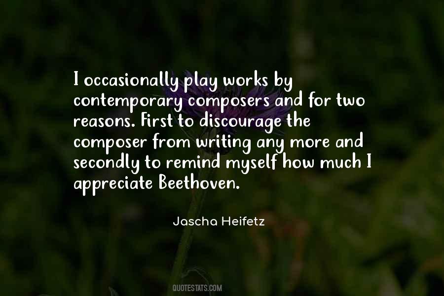 Quotes About Jascha Heifetz #1358265