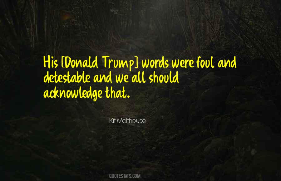 Quotes About Donald Trump #974731