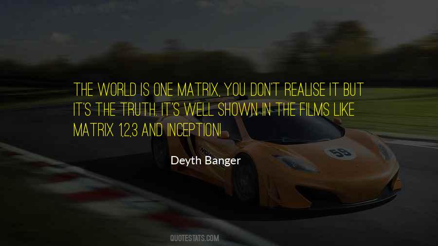 Quotes About Matrix #217603