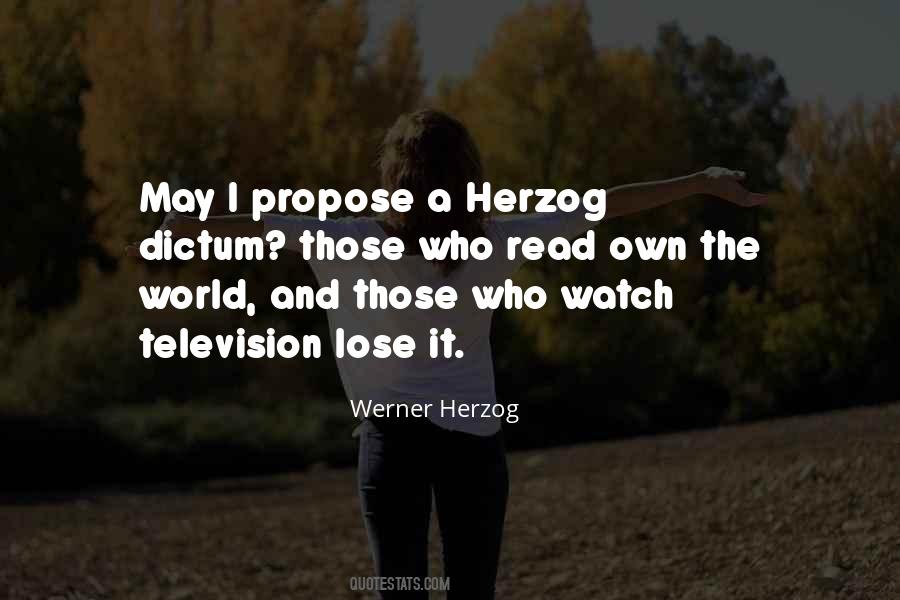 Quotes About Werner Herzog #156225