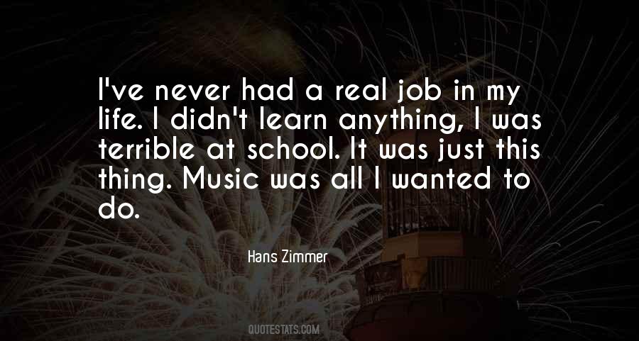 Quotes About Hans Zimmer #1868488