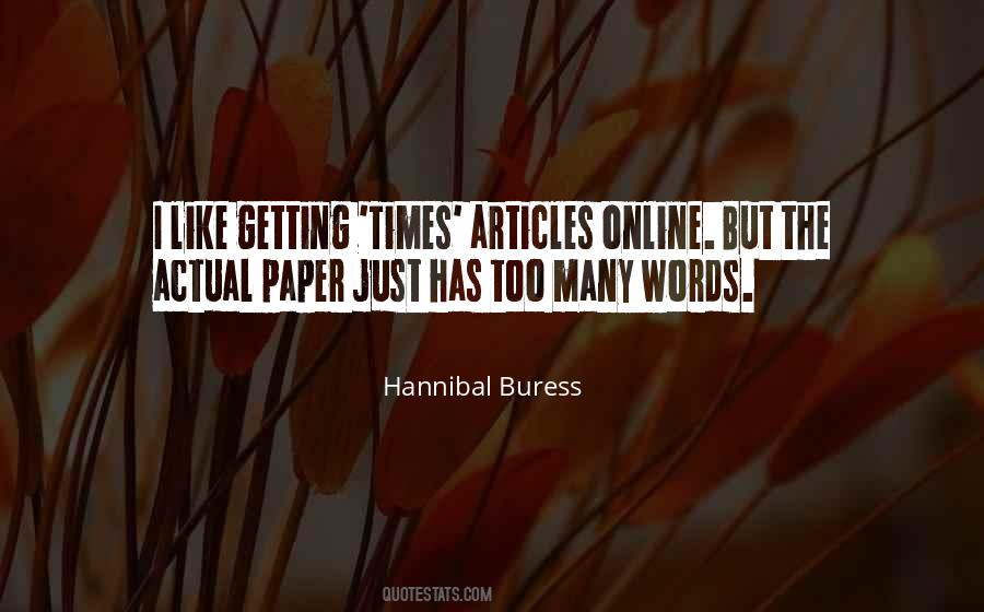 Quotes About Hannibal #416364 Quotes About Hannibal #416364