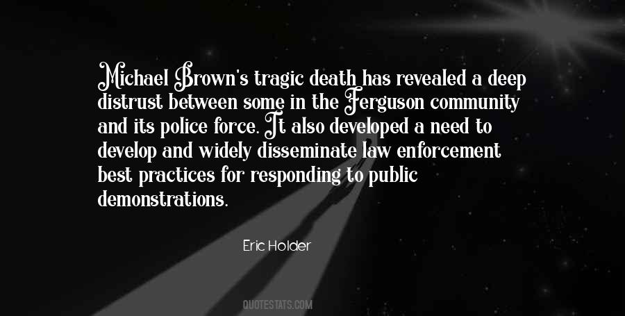 Quotes About Michael Brown #1129576