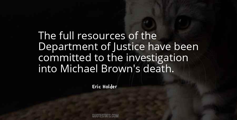 Quotes About Michael Brown #652546