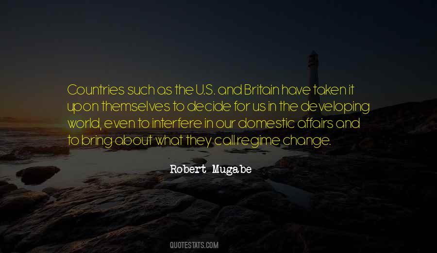 Quotes About Robert Mugabe #212