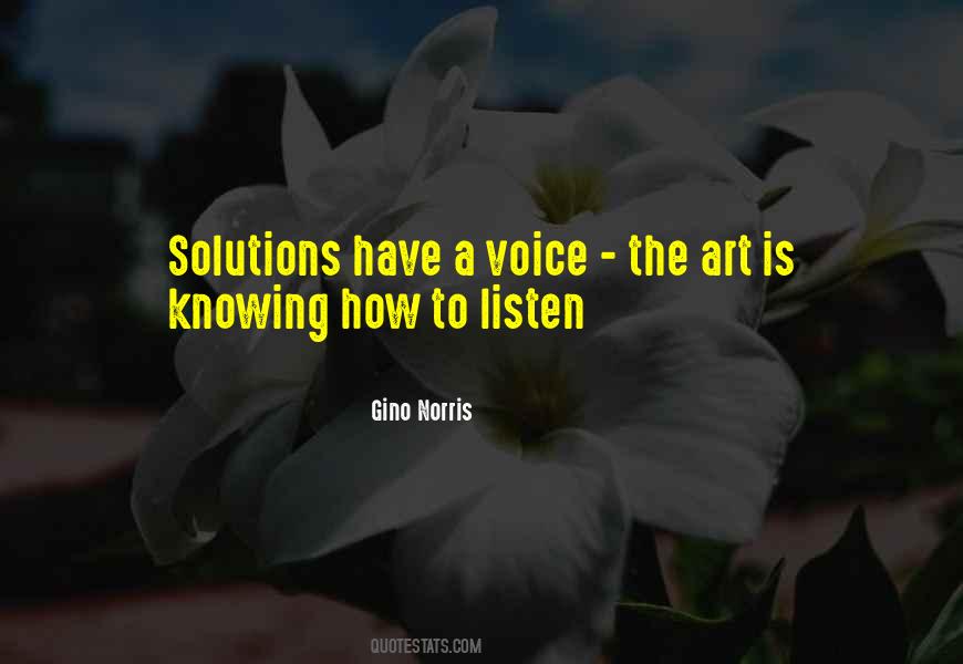 The Art Of Listening Quotes #116401