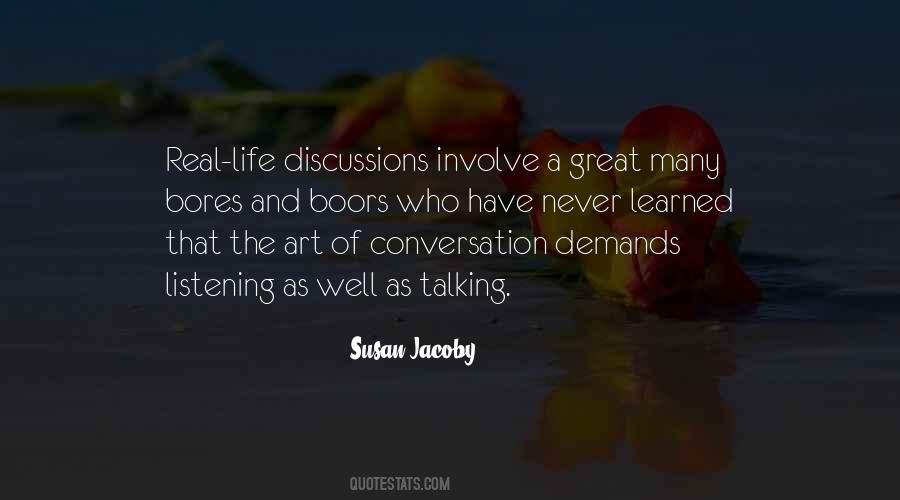 The Art Of Listening Quotes #151638