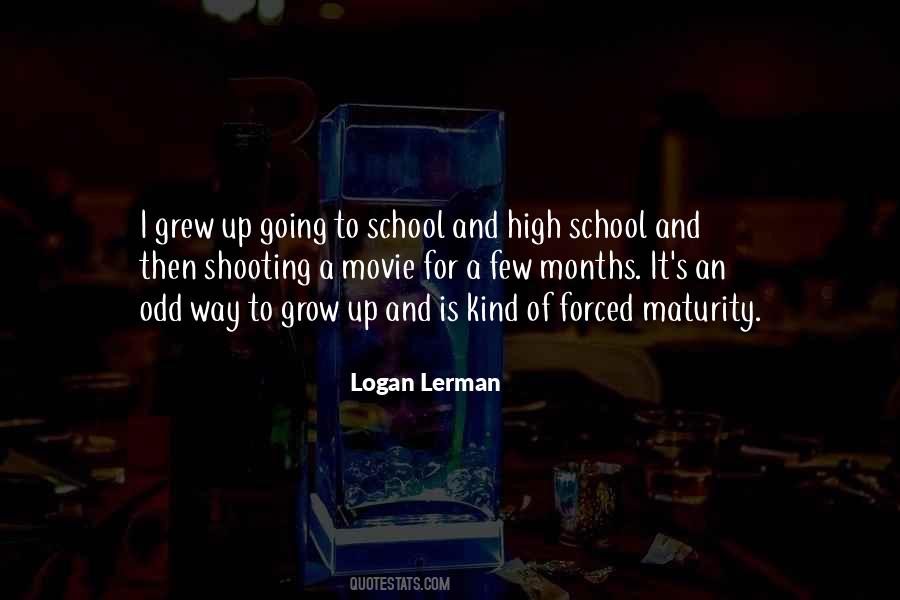 Quotes About Logan Lerman #1053717