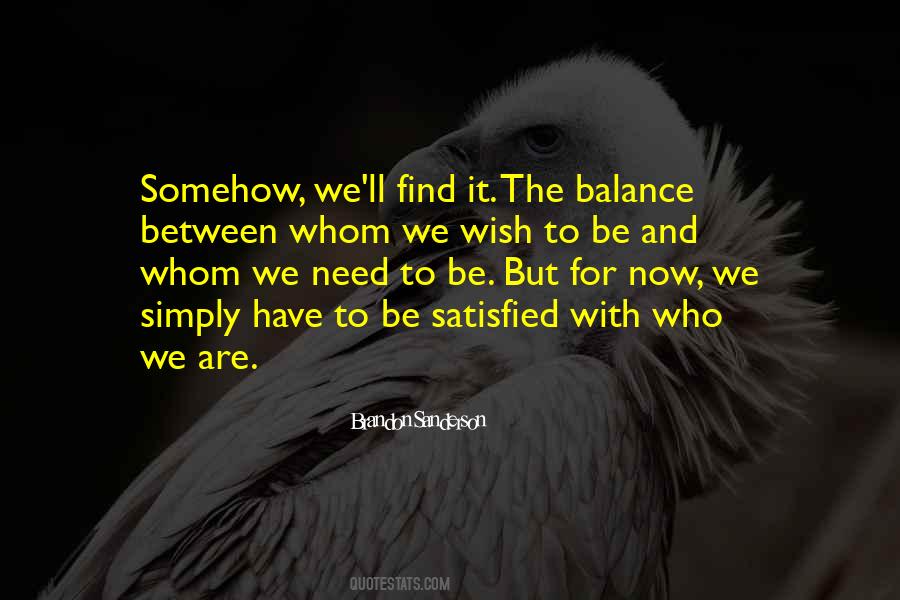 The Balance Quotes #1357724