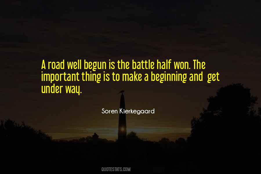 The Battle Has Just Begun Quotes #510471