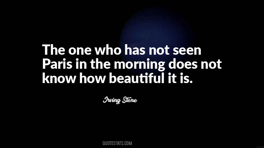 The Beautiful Morning Quotes #147095
