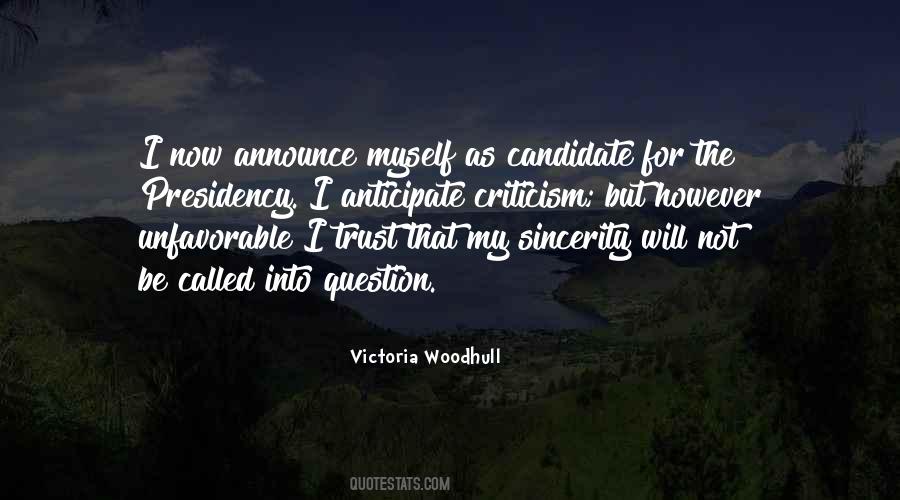 Quotes About Victoria Woodhull #165157