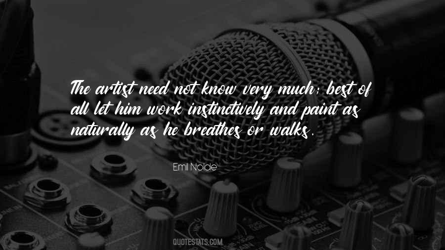 The Best Artist Quotes #1033447