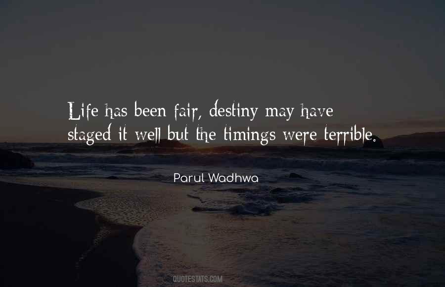 Quotes About Destiny #1745381