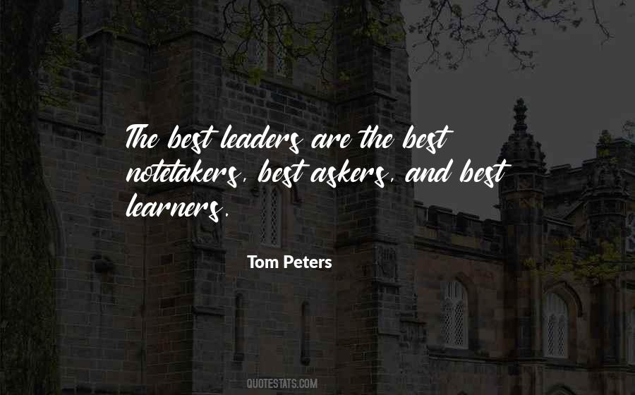 The Best Leader Quotes #1051030