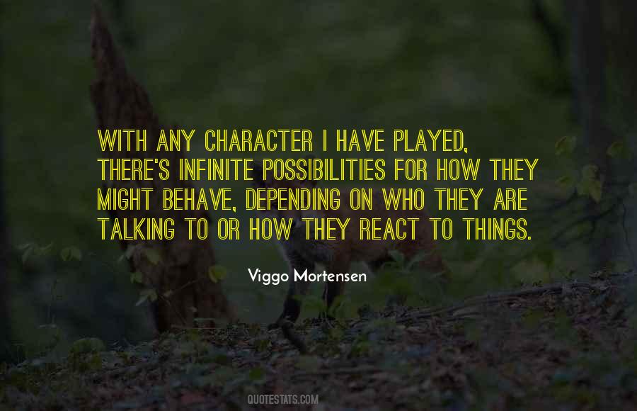 Quotes About Viggo Mortensen #335595