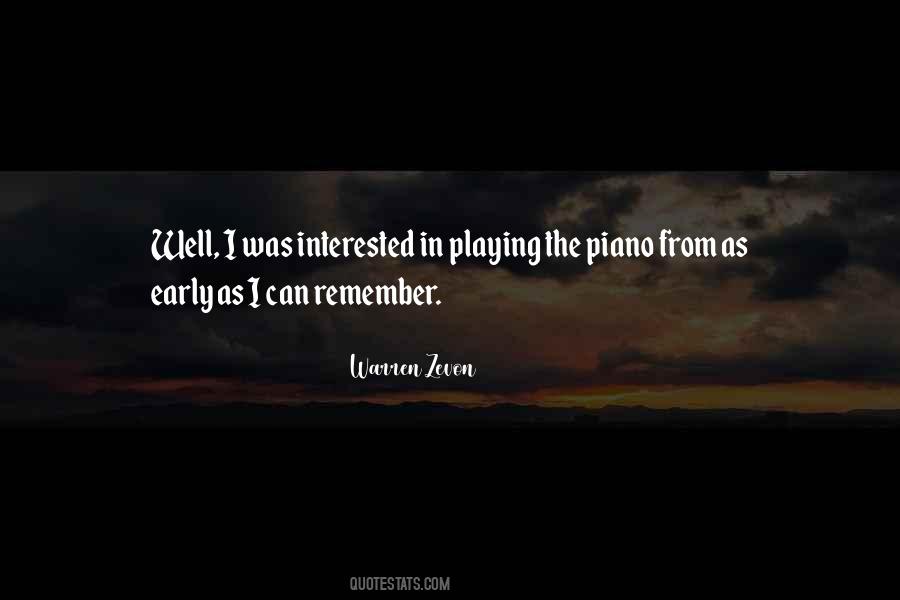 Quotes About Warren Zevon #1474129