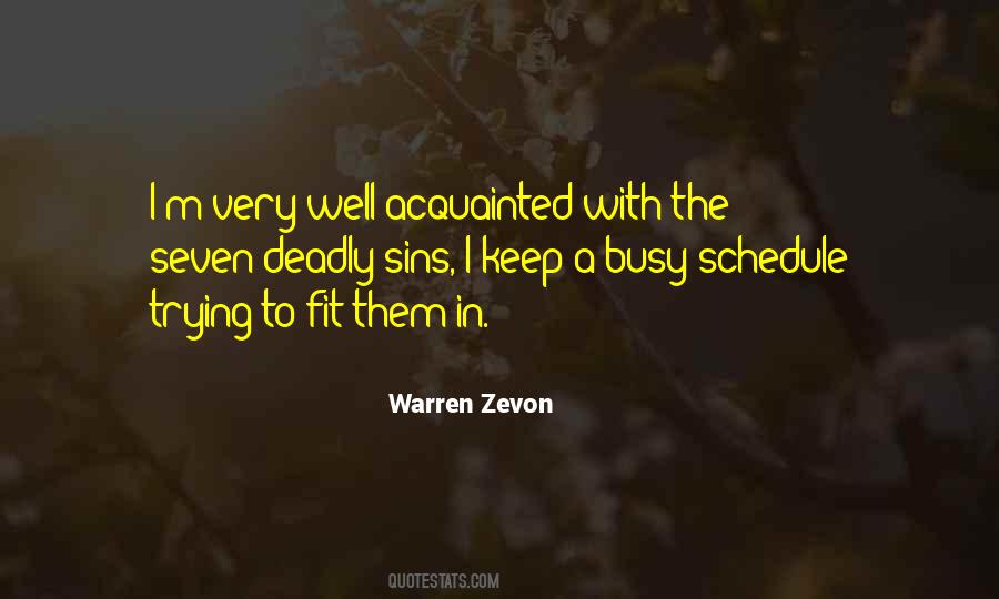Quotes About Warren Zevon #314746