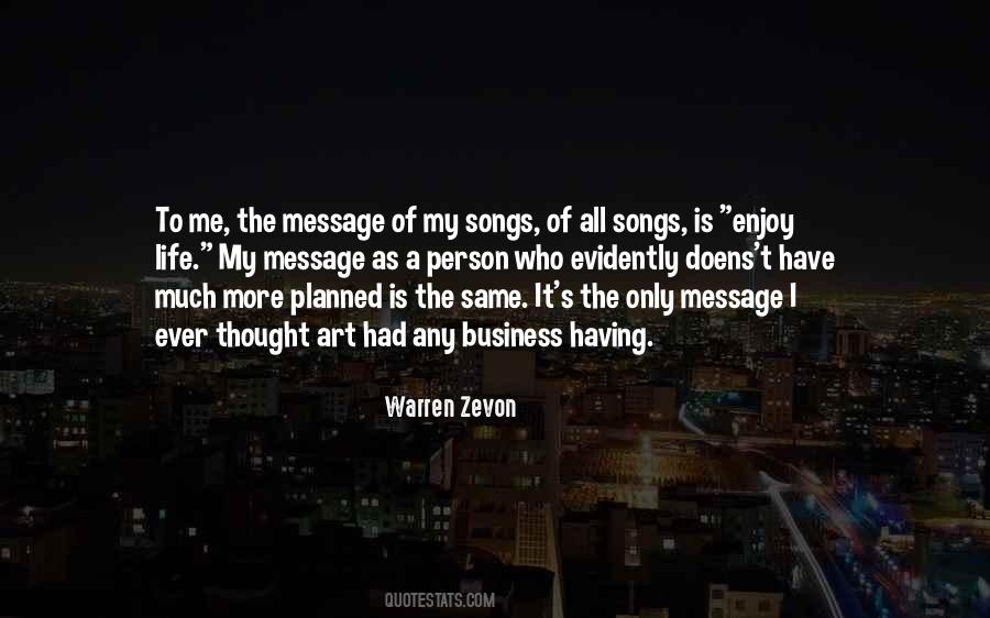 Quotes About Warren Zevon #334151