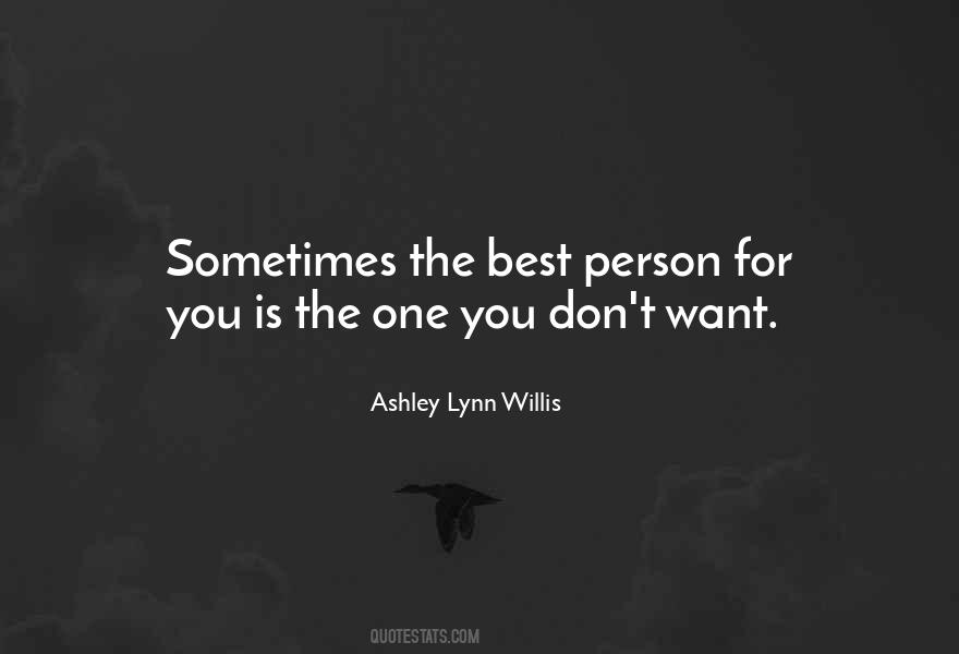 The Best Person Quotes #1231510