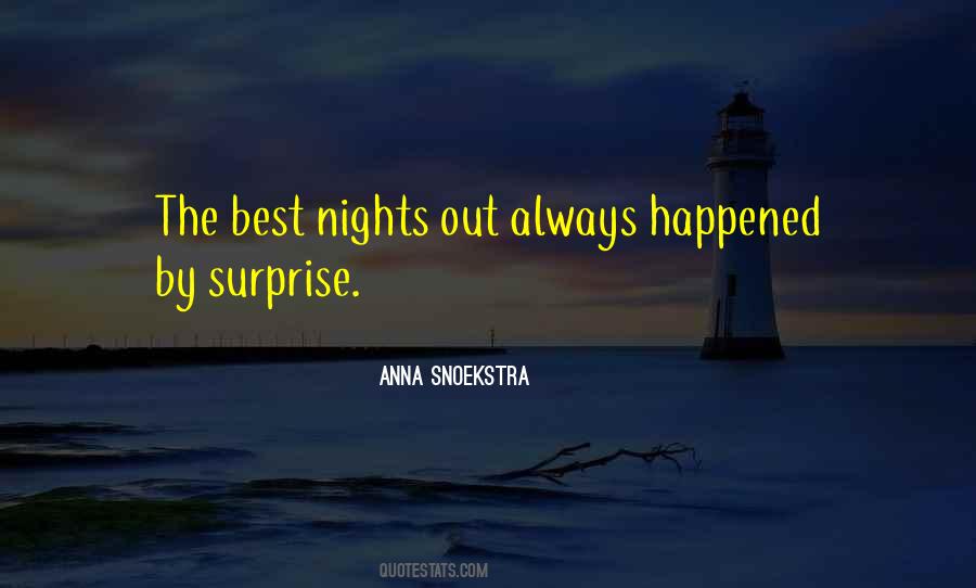 The Best Surprise Quotes #1191888