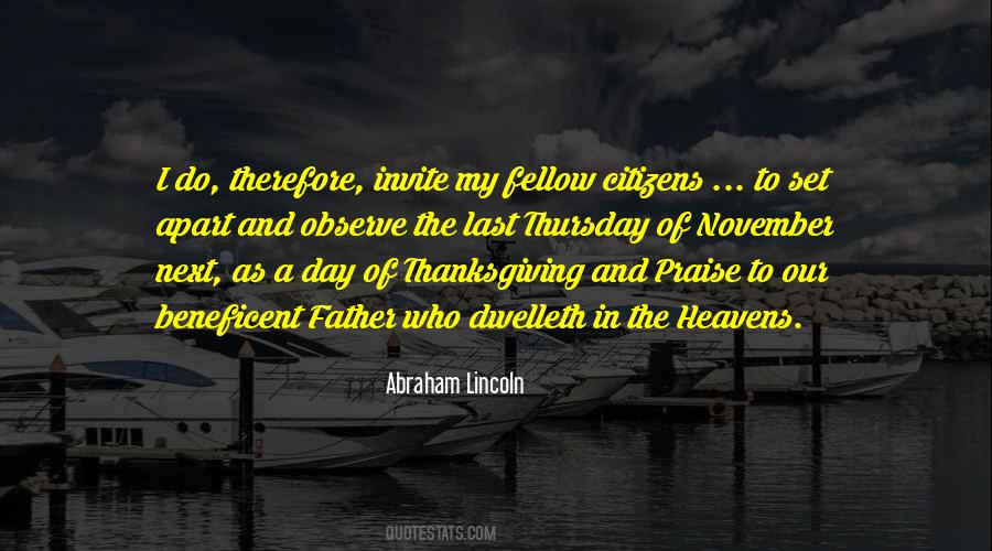 The Best Thanksgiving Day Quotes #458770