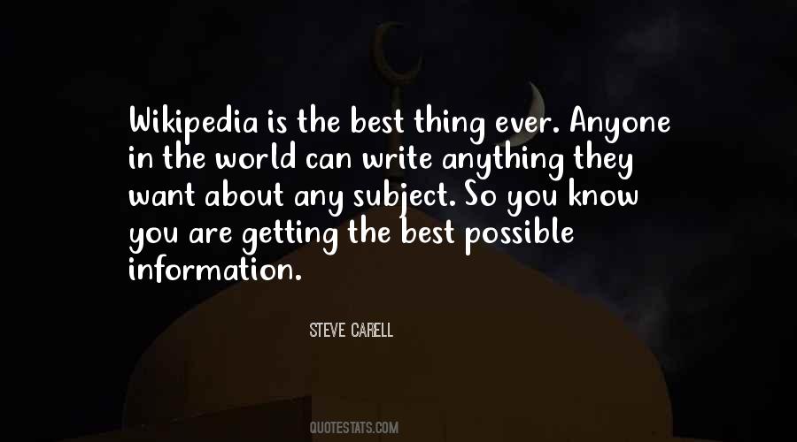 The Best Thing Ever Quotes #250363