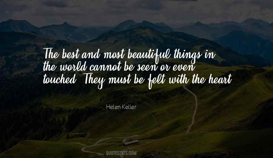 The Best Things In The World Quotes #1654707