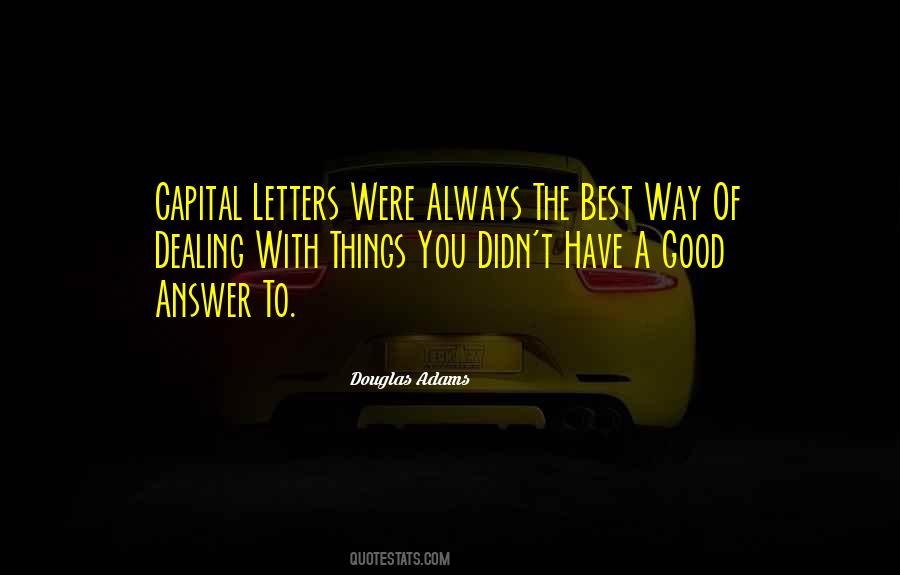 The Best Way Quotes #1667374